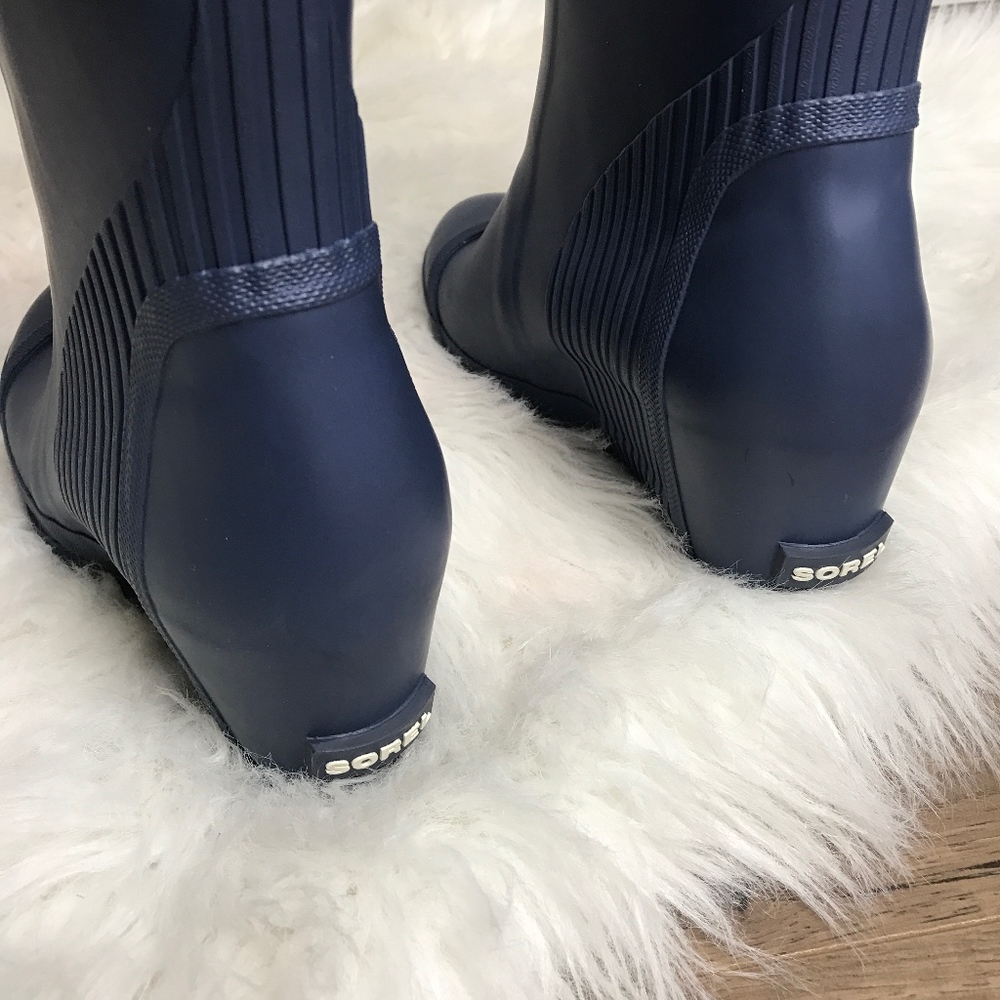 Sorel Joan Rain Wedge Tall Boot New - Picture 5 of 7